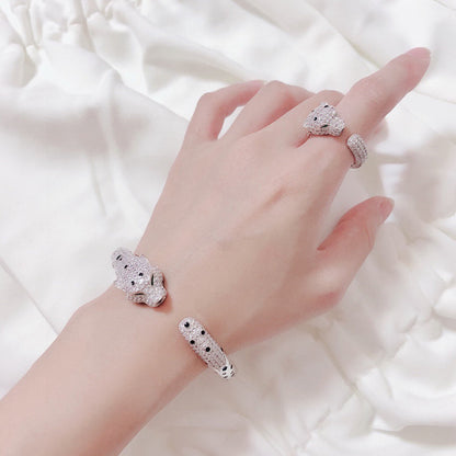 [Gaonasi Jewelry]PANTHERE BIG BRACELET DIAMONDS