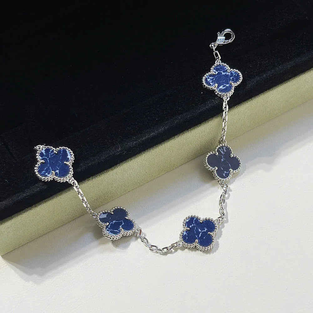 [Gaonasi]CLOVER 5 MOTIF PIETERSITE BRACELET COLLECTION