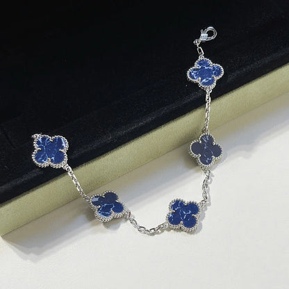 [Gaonasi]CLOVER 5 MOTIF PIETERSITE BRACELET COLLECTION