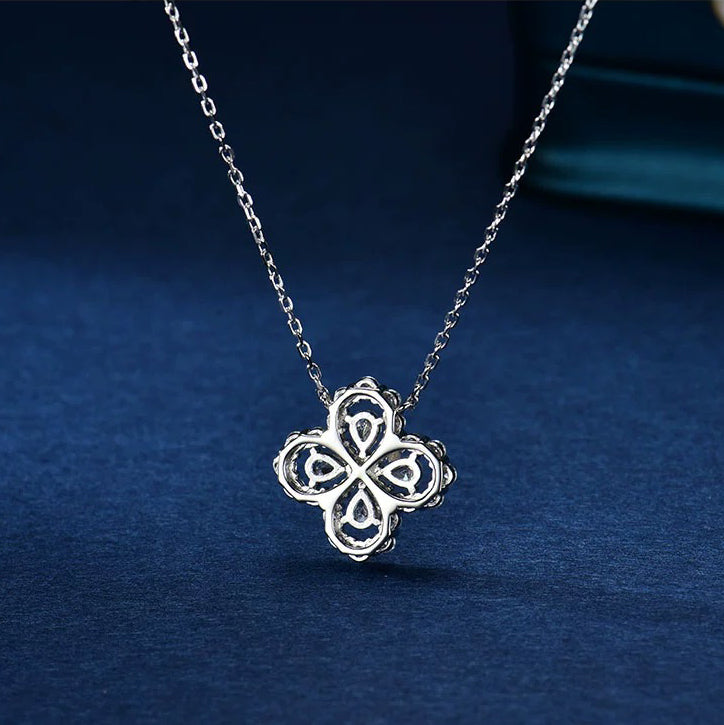 [Gaonasi]LOOP NECKLACE FULL MOTIF DIAMOND 16MM MULTIPLE COLORS