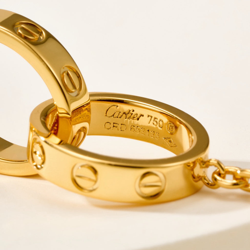 [Gaonasi Jewelry]LOVE BRACELET DOUBLE RING