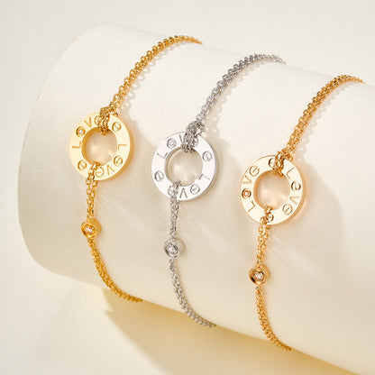 [Gaonasi Jewelry]LOVE BRACELET 2 DIAMOND