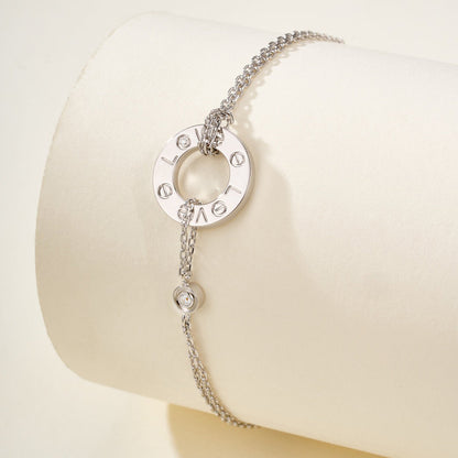 [Gaonasi Jewelry]LOVE BRACELET 2 DIAMOND