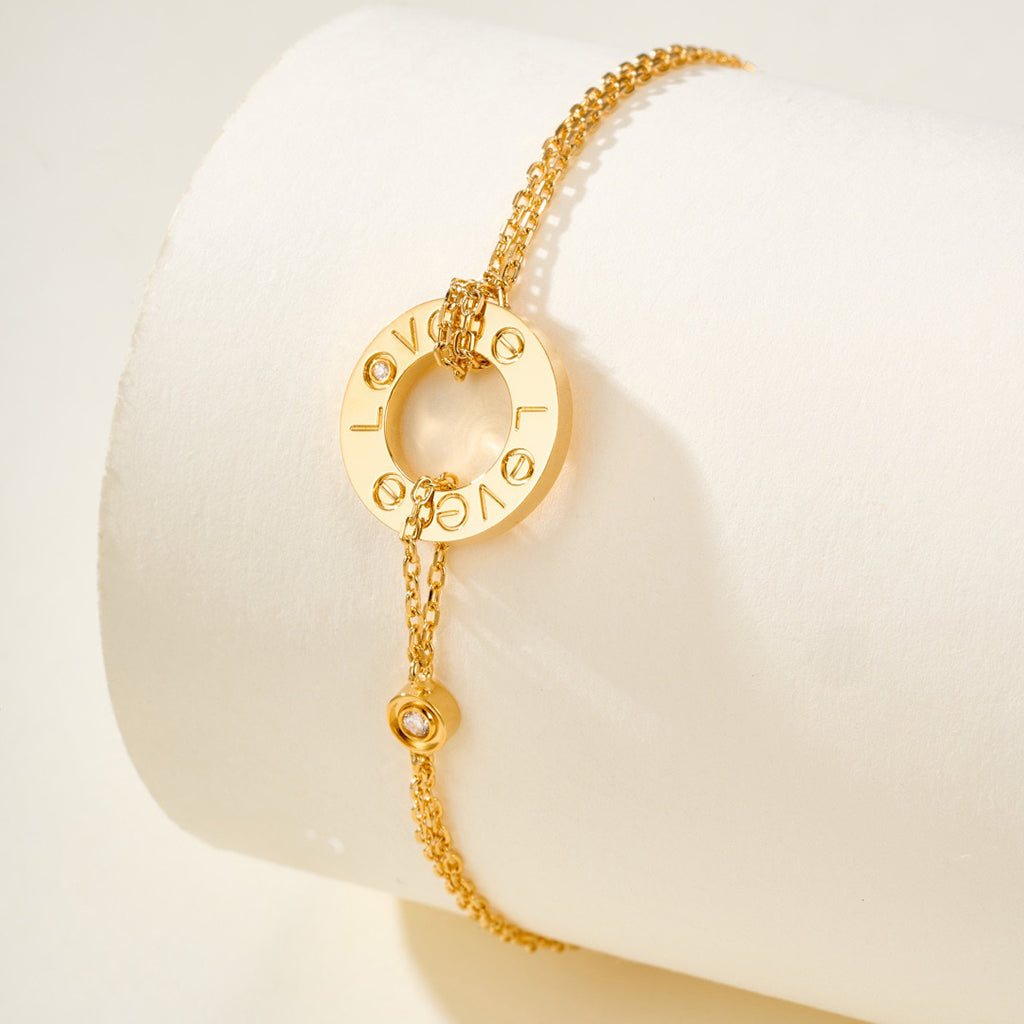 [Gaonasi Jewelry]LOVE BRACELET 2 DIAMOND