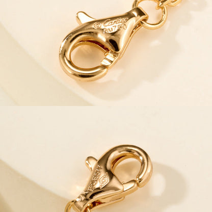 [Gaonasi Jewelry]LOVE DOUBLE RING FULL DIAMOND BRACELET