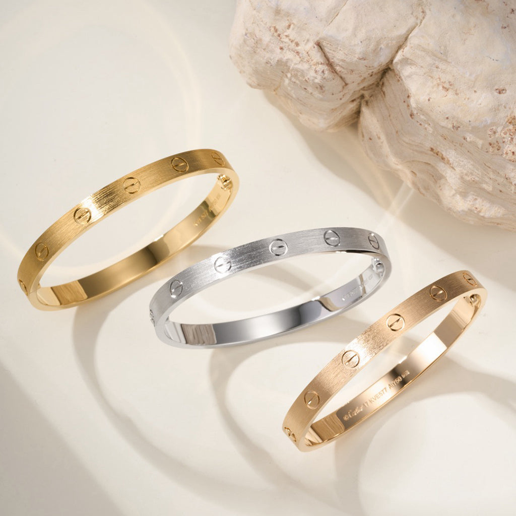 [Gaonasi Jewelry]LOVE BRACELET 6.1MM BRUSHED