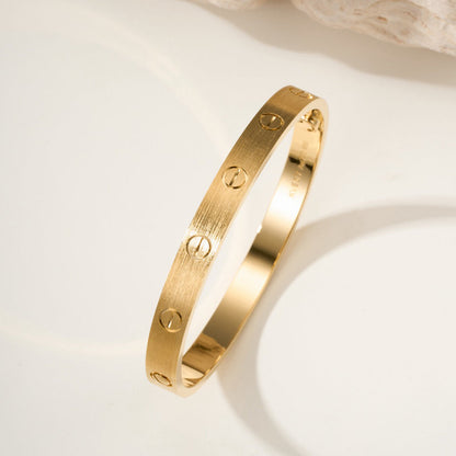 [Gaonasi Jewelry]LOVE BRACELET 6.1MM BRUSHED