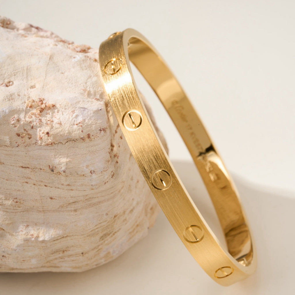 [Gaonasi Jewelry]LOVE BRACELET 6.1MM BRUSHED