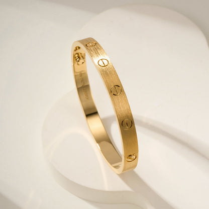 [Gaonasi Jewelry]LOVE BRACELET 6.1MM BRUSHED