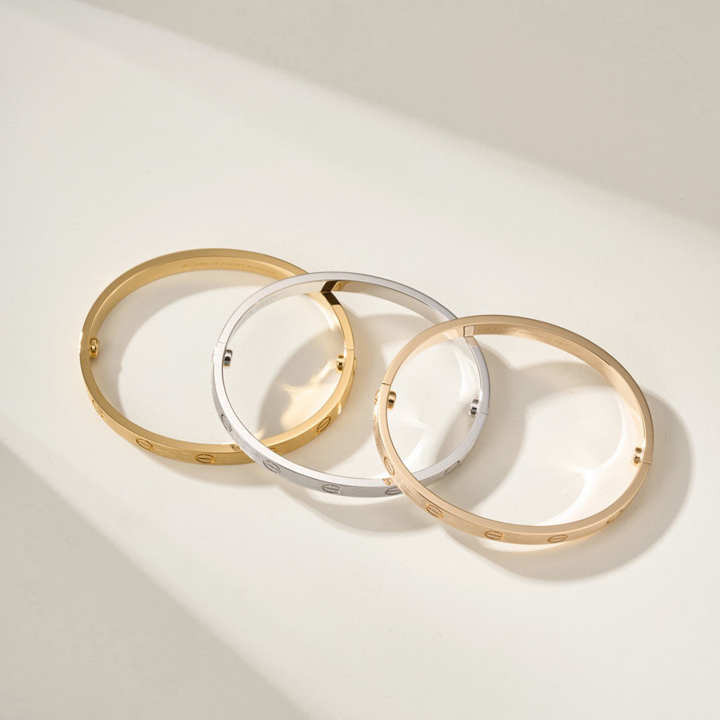 [Gaonasi Jewelry]LOVE BRACELET 6.1MM BRUSHED