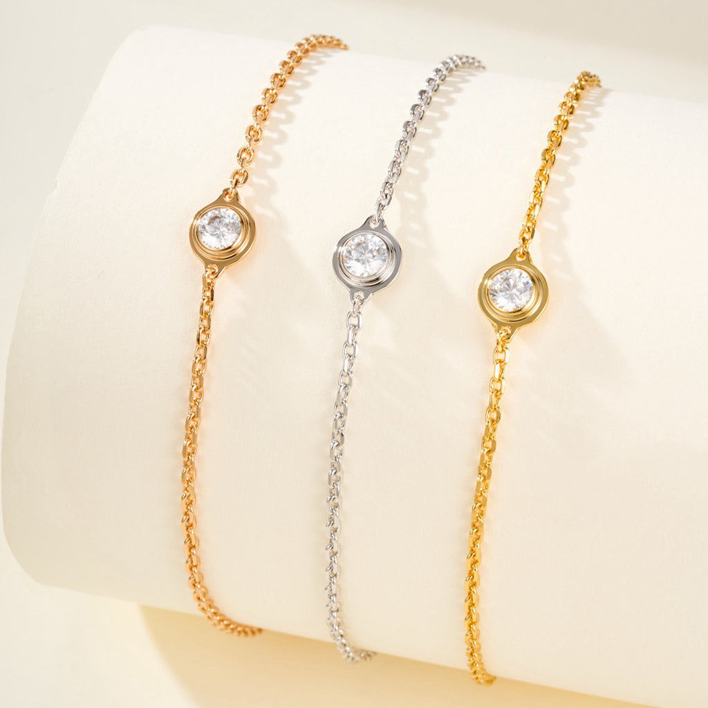 [Gaonasi Jewelry]DAMOUR BRACELET 1 DIAMOND