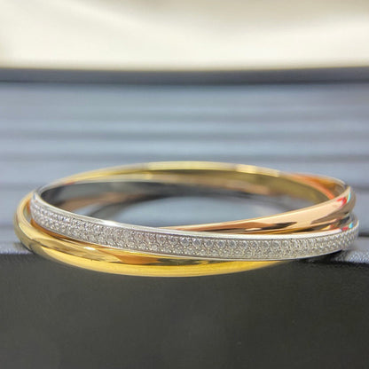 [Gaonasi Jewelry]TRINITY 2.8MM SMALL BRACELET