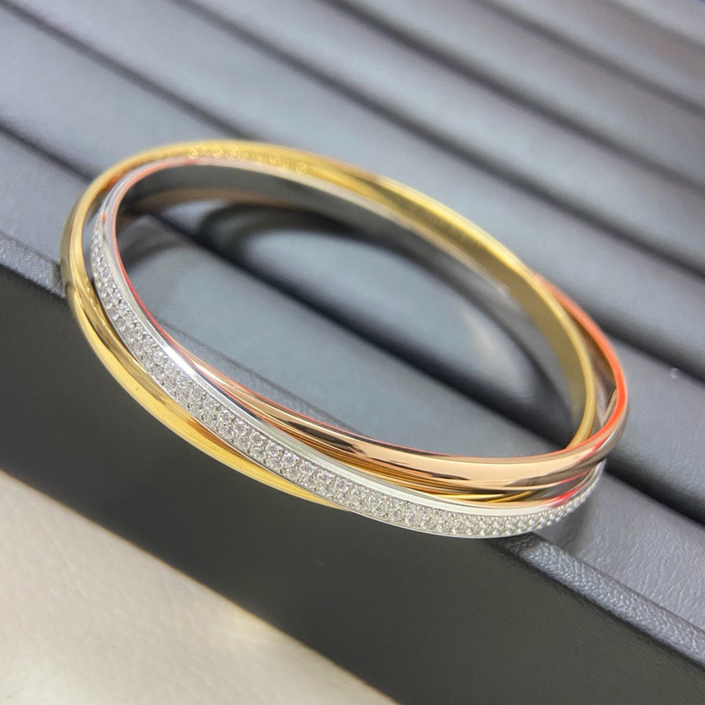 [Gaonasi Jewelry]TRINITY 2.8MM SMALL BRACELET