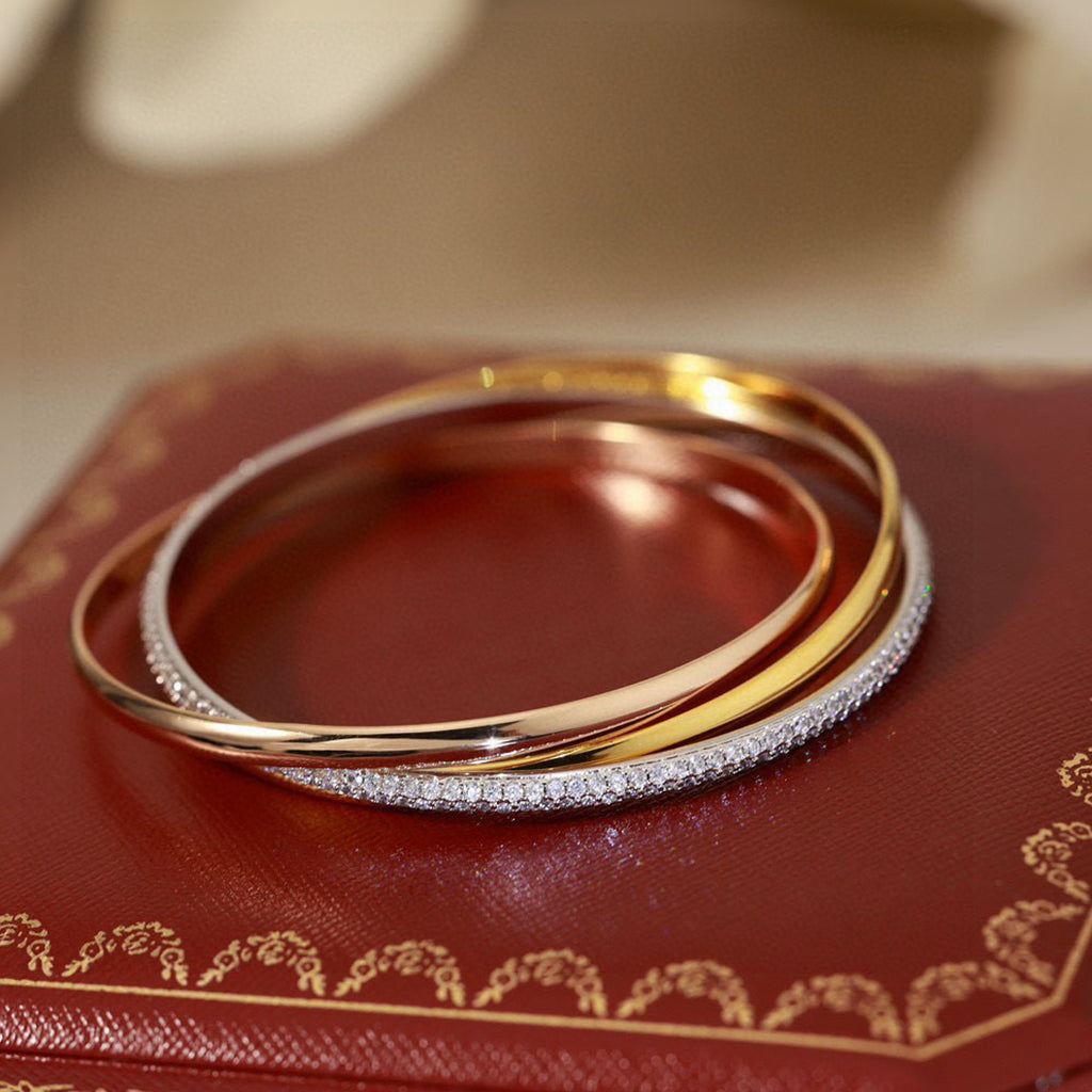 [Gaonasi Jewelry]TRINITY 2.8MM SMALL BRACELET