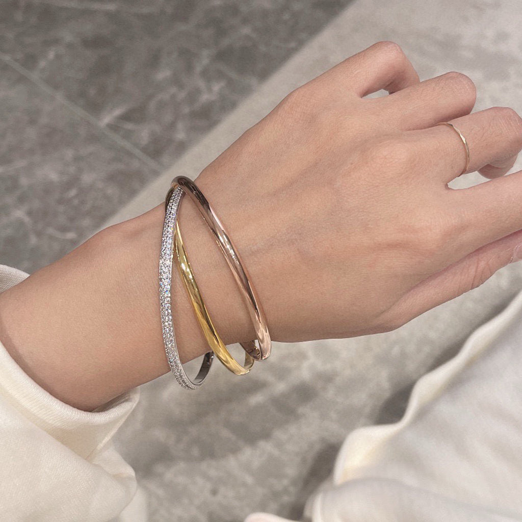 [Gaonasi Jewelry]TRINITY 2.8MM SMALL BRACELET