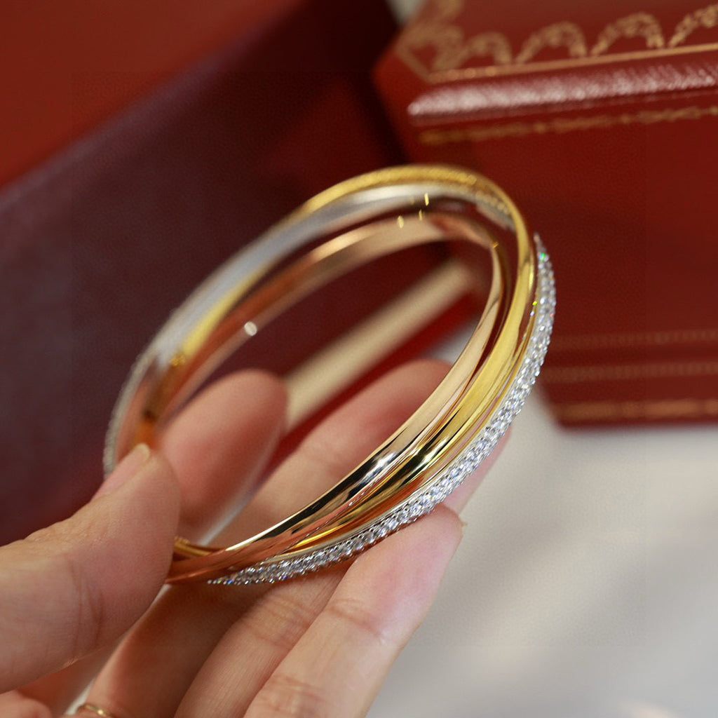 [Gaonasi Jewelry]TRINITY 2.8MM SMALL BRACELET