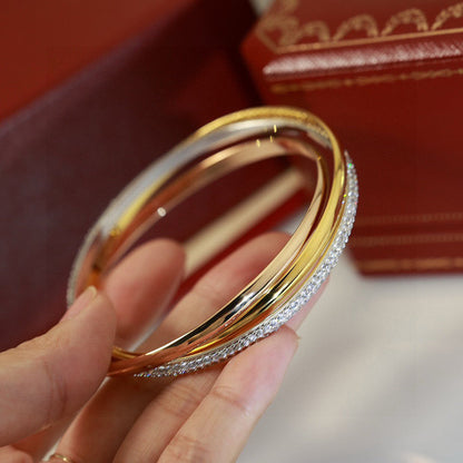 [Gaonasi Jewelry]TRINITY 2.8MM SMALL BRACELET