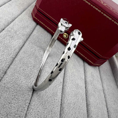 [Gaonasi Jewelry]PANTHERE DOUBLE HEADED OPEN BRACELET