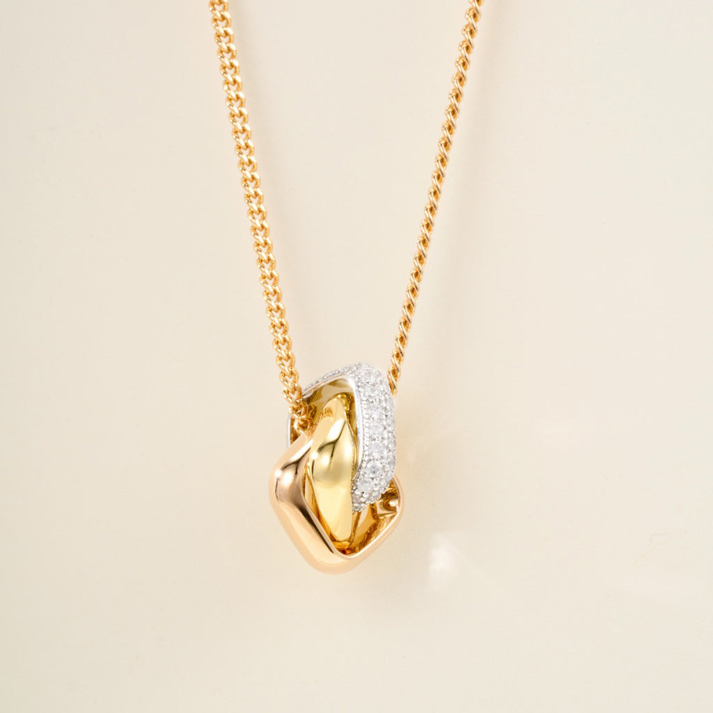 [Gaonasi Jewelry]TRINITY CUSHION NECKLACE COLLECTION