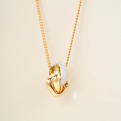 [Gaonasi Jewelry]TRINITY CUSHION NECKLACE COLLECTION