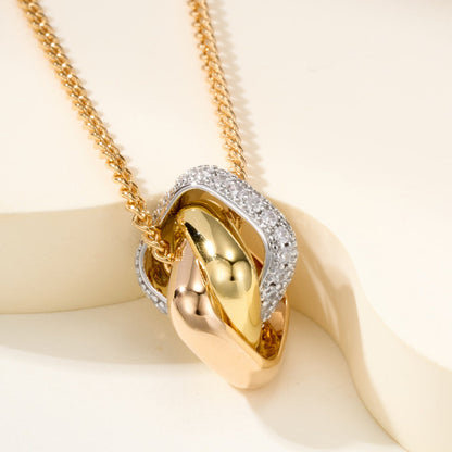 [Gaonasi Jewelry]TRINITY CUSHION NECKLACE COLLECTION