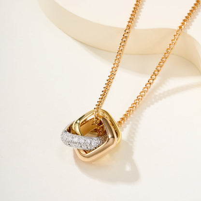 [Gaonasi Jewelry]TRINITY CUSHION NECKLACE COLLECTION