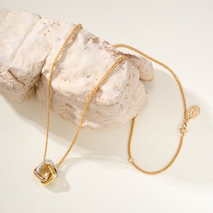 [Gaonasi Jewelry]TRINITY CUSHION NECKLACE COLLECTION