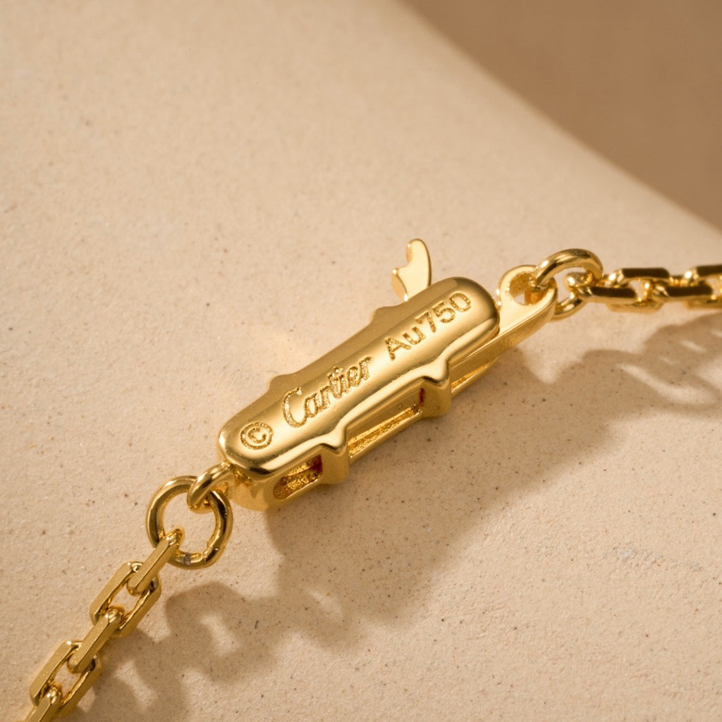 [Gaonasi Jewelry]LOVE NECKLACE 16MM  FULL DIAMOND
