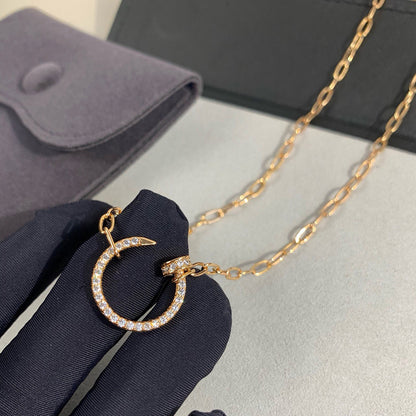 [Gaonasi Jewelry]JUSTE NECKLACE FULL DIAMONDS