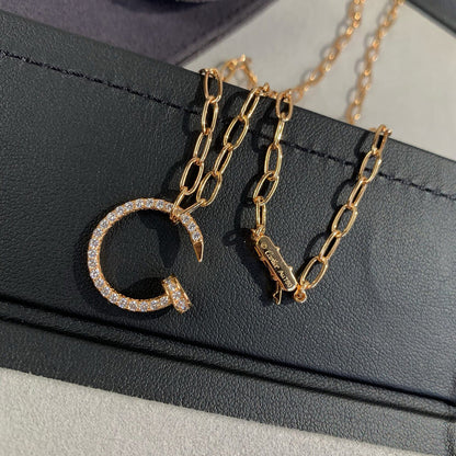 [Gaonasi Jewelry]JUSTE NECKLACE FULL DIAMONDS