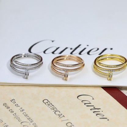 [Gaonasi Jewelry]JUSTE RING 4.8MM FULL DIAMOND