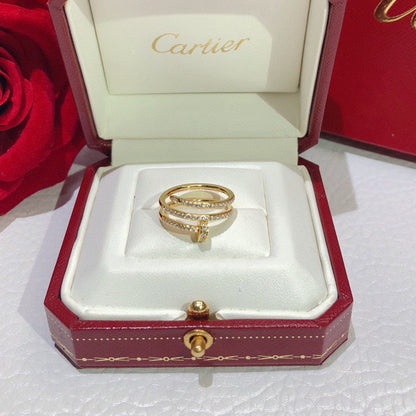 [Gaonasi Jewelry]JUSTE RING 4.8MM FULL DIAMOND