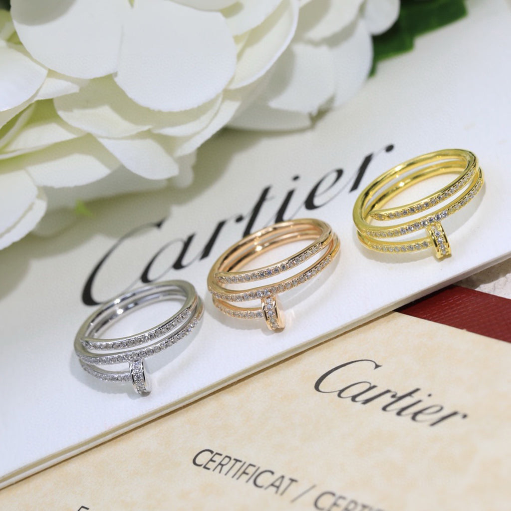 [Gaonasi Jewelry]JUSTE RING 4.8MM FULL DIAMOND