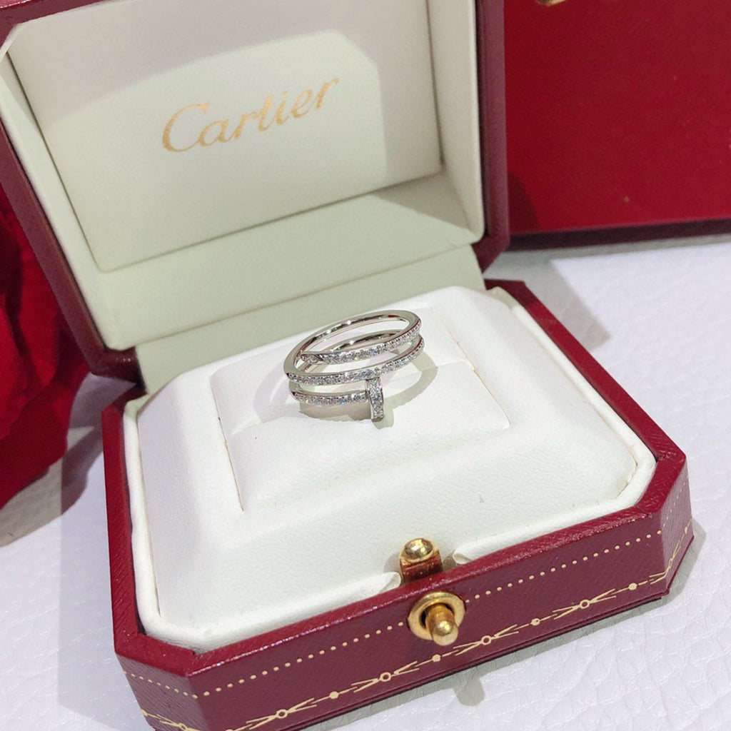 [Gaonasi Jewelry]JUSTE RING 4.8MM FULL DIAMOND