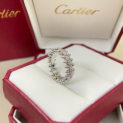 [Gaonasi Jewelry]CLASH 6.4MM SMALL FULL DIAMOND RING