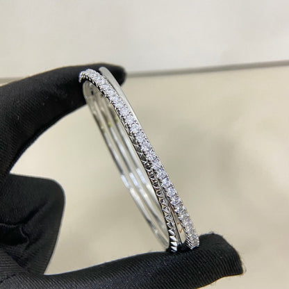 [Gaonasi Jewelry]ETINCELLE HALF-PAVED DIAMOND BRACELET