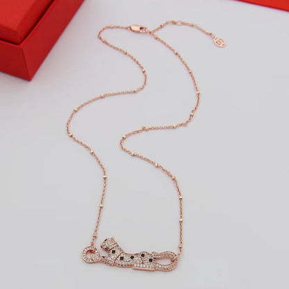 [Gaonasi Jewelry]PANTHERE PAVED DIAMOND NECKLACE