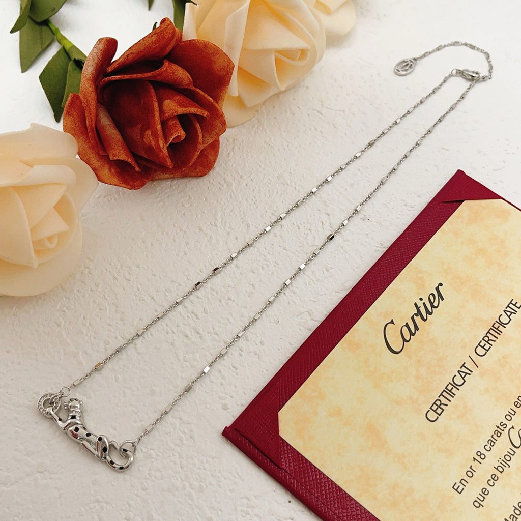 [Gaonasi Jewelry]PANTHERE FULL DIAMOND NECKLACE