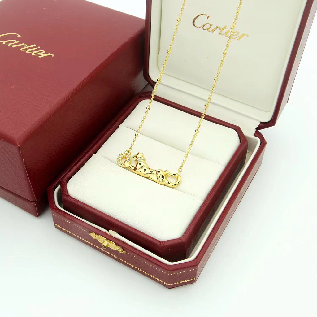 [Gaonasi Jewelry]PANTHERE FULL DIAMOND NECKLACE