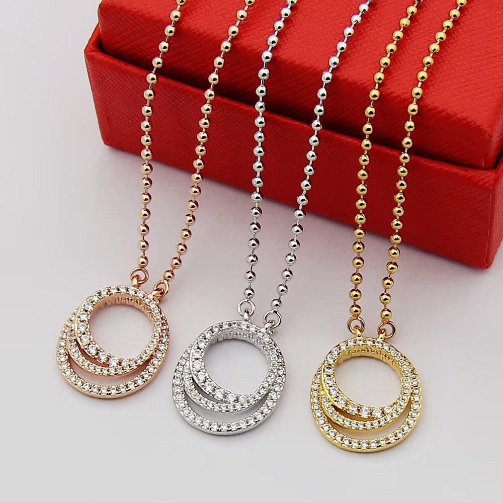 [Gaonasi Jewelry]ETINCELLE  FULL DIAMOND NECKLACE