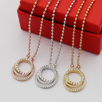 [Gaonasi Jewelry]ETINCELLE  FULL DIAMOND NECKLACE