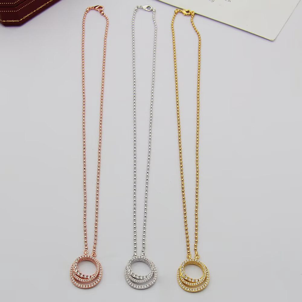 [Gaonasi Jewelry]ETINCELLE  FULL DIAMOND NECKLACE