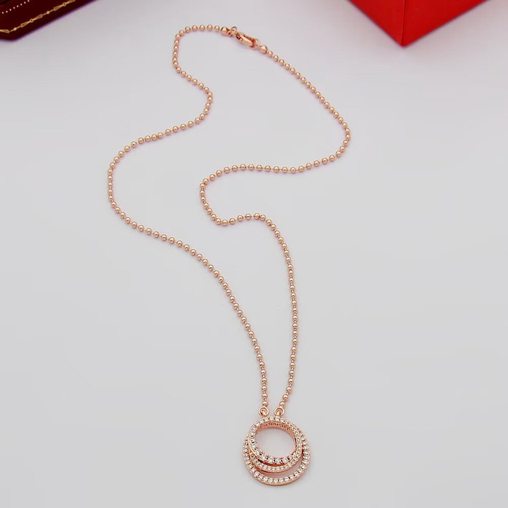 [Gaonasi Jewelry]ETINCELLE  FULL DIAMOND NECKLACE