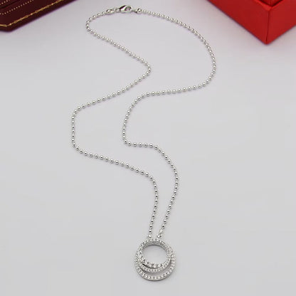 [Gaonasi Jewelry]ETINCELLE  FULL DIAMOND NECKLACE