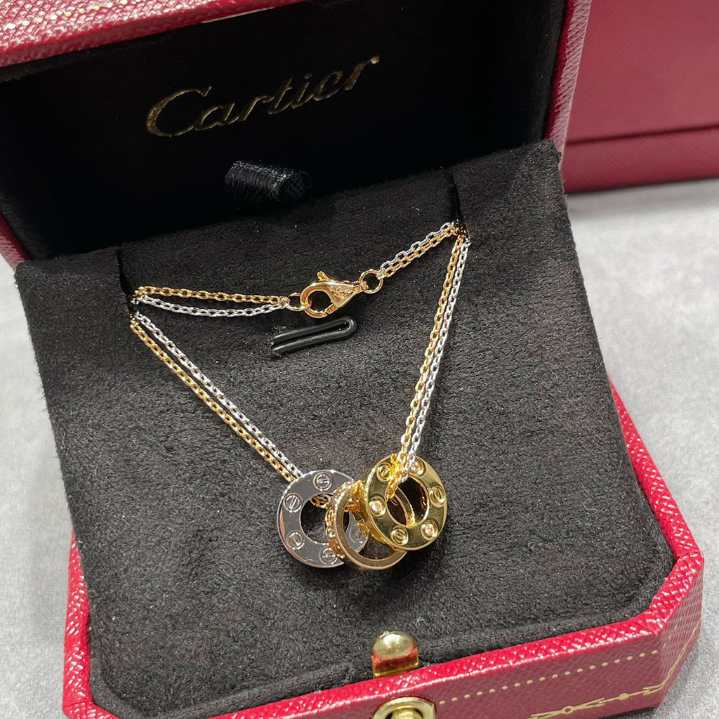 [Gaonasi Jewelry]LOVE 6 DIAMOND PENDANT NECKLACE