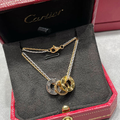 [Gaonasi Jewelry]LOVE 6 DIAMOND PENDANT NECKLACE
