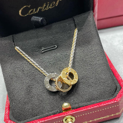 [Gaonasi Jewelry]LOVE 6 DIAMOND PENDANT NECKLACE