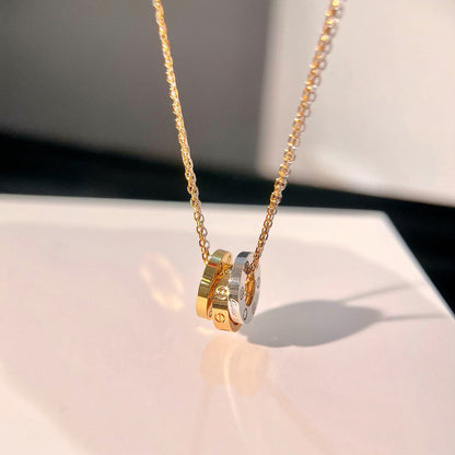 [Gaonasi Jewelry]LOVE 6 DIAMOND PENDANT NECKLACE