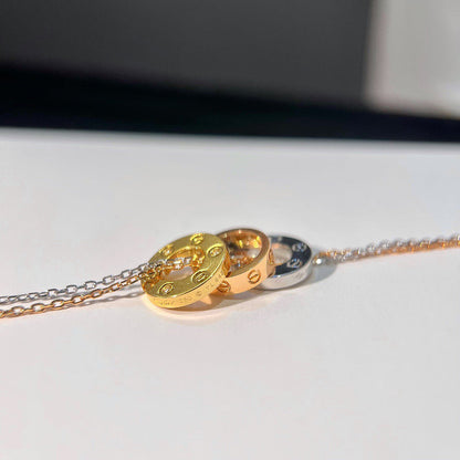 [Gaonasi Jewelry]LOVE 6 DIAMOND PENDANT NECKLACE
