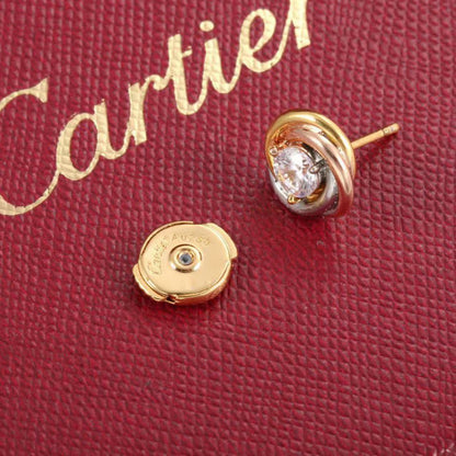 [Cadisa] TRINITY STUD DIAMOND EARRINGS